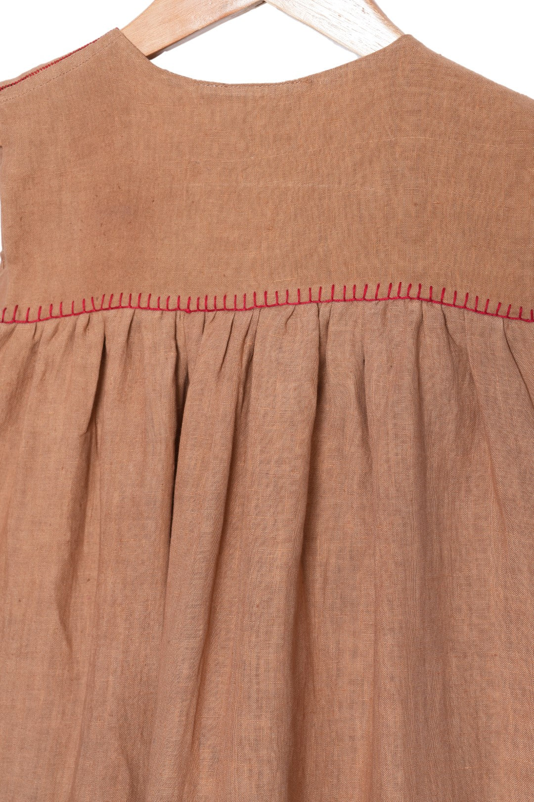 The Block Lab Women's Salted Beige Dress - Elegant Casual & Office Wear for Everyday Comfort