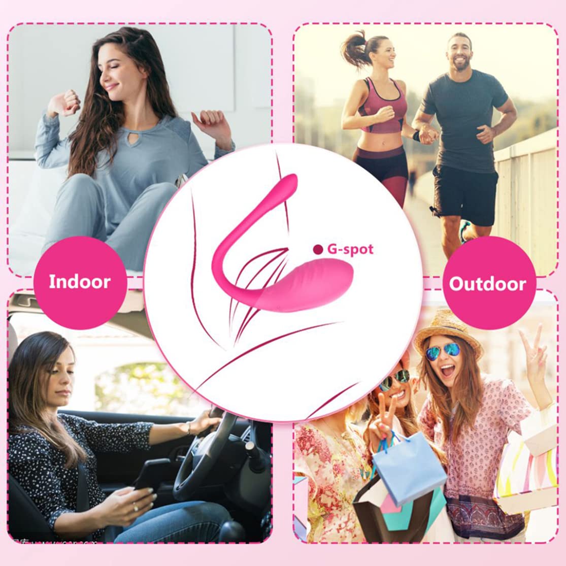 10 Speed APP Remote Control Vibrator for Women - Mini G-Spot & Clitoral Stimulator, Waterproof Love Egg for Couples Play | Perfect for Long Distance Romance, Bedroom Fun & Solo Pleasure