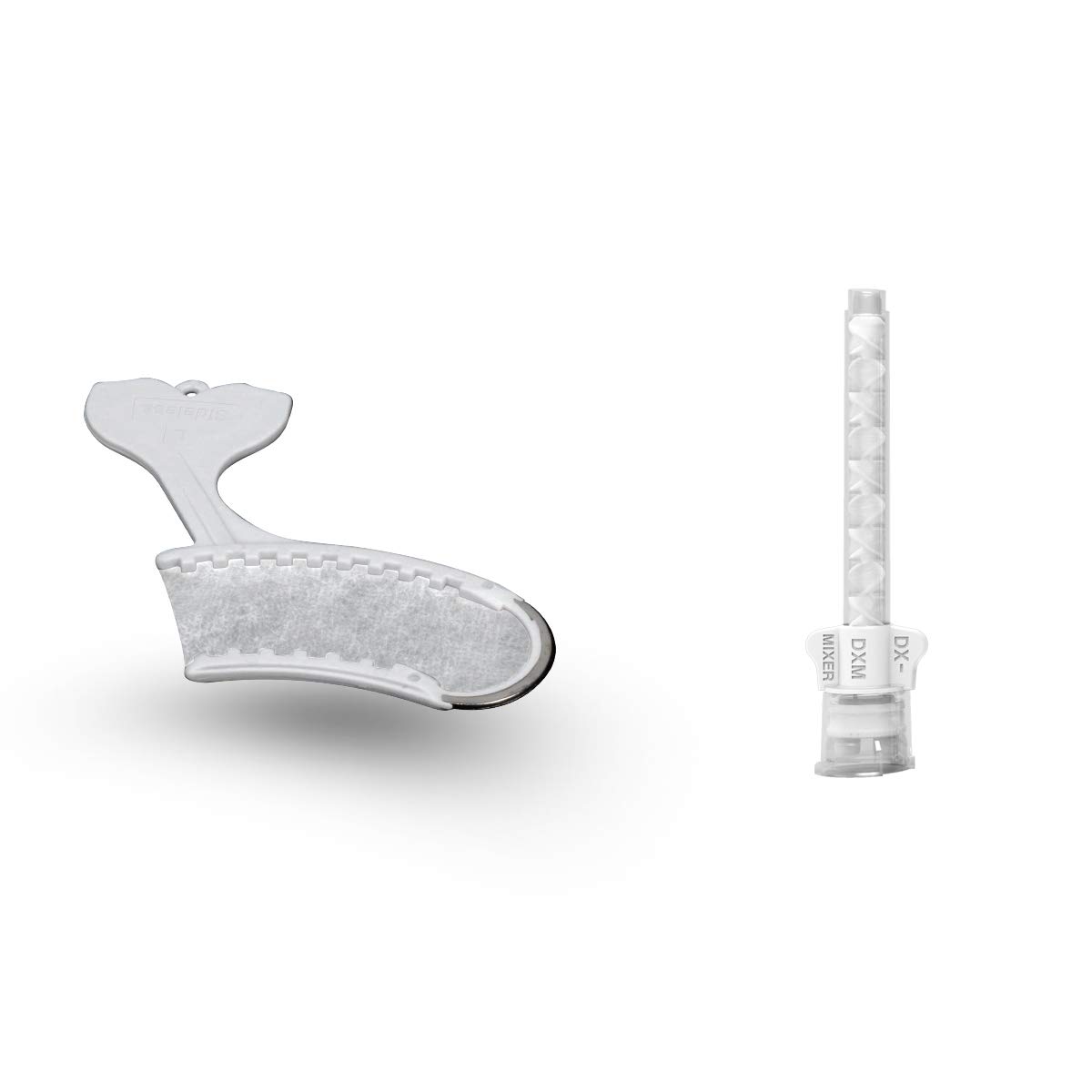35 Disposable Impression Bite Trays DIBT Sideless for Dental Work - Includes 48 Free Heavy Body Mixing Tips - Perfect for Dentists, Orthodontists & Dental Labs