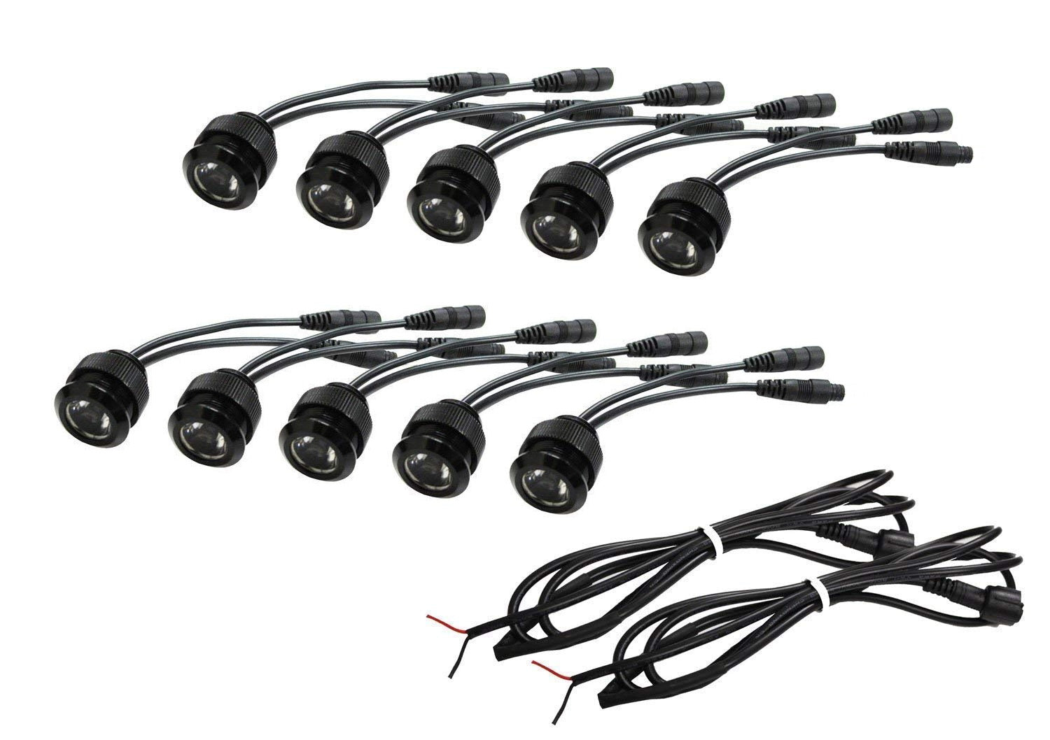 Brabus Style 30W 10-Piece LED Daytime Running Lights Kit for 2008-2012 Smart Fortwo - Upgrade Headlights for Enhanced Visibility & Style (Daytime Safety & Night Driving)