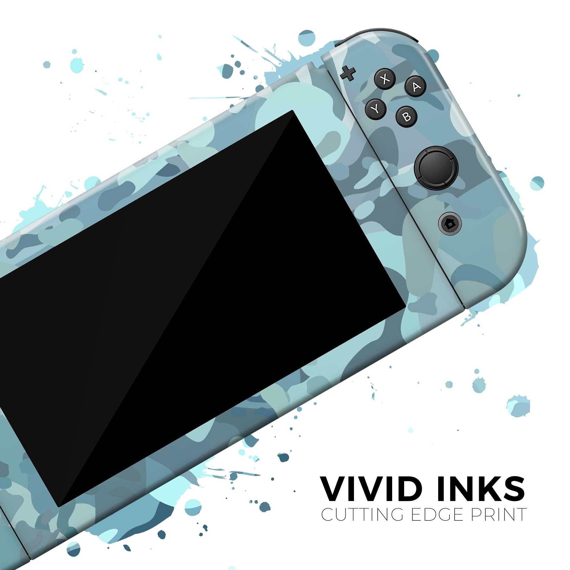 Nintendo Switch Pro Controller Skin - Desert Sea Camouflage V2 Protective Vinyl Wrap Cover | Scratch-Resistant, Removable Decal | Perfect for Gaming, Travel & Console Protection