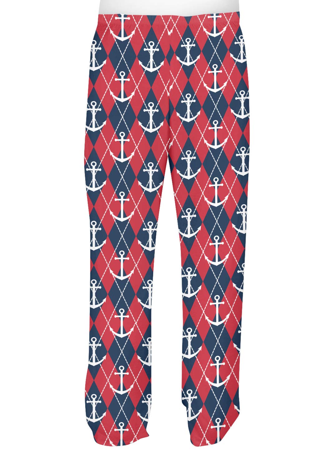 Anchors & Argyle Men's Pajama Pants - Soft Cotton Lounge Pants for Comfortable Sleep & Relaxation at Home