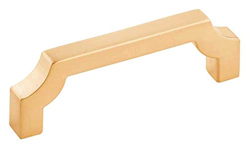 Belwith Keeler 7-Pack Monarch Pull Brushed Golden Brass Cabinet Hardware - 3 Inch Drawer Pulls for Kitchen Cabinets, Dressers & Furniture (Transitional Style) - Perfect for Home Renovation & Interior Design Upgrades