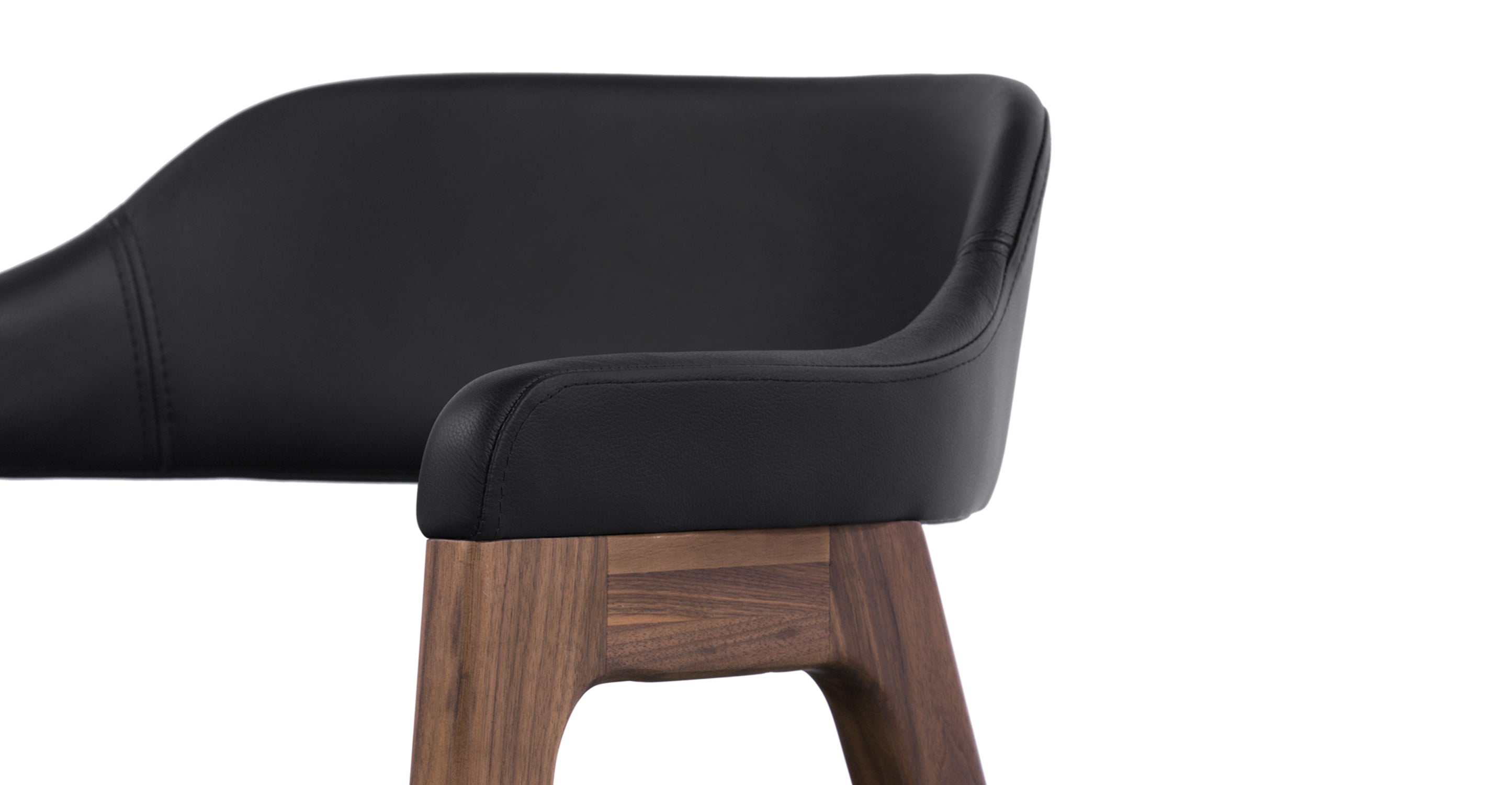 Premium Lando Leather Dining Chair - Modern & Comfortable Leather Upholstered Seat for Home, Restaurant, Office - Perfect for Dining Room, Kitchen, Conference Room & Lounge
