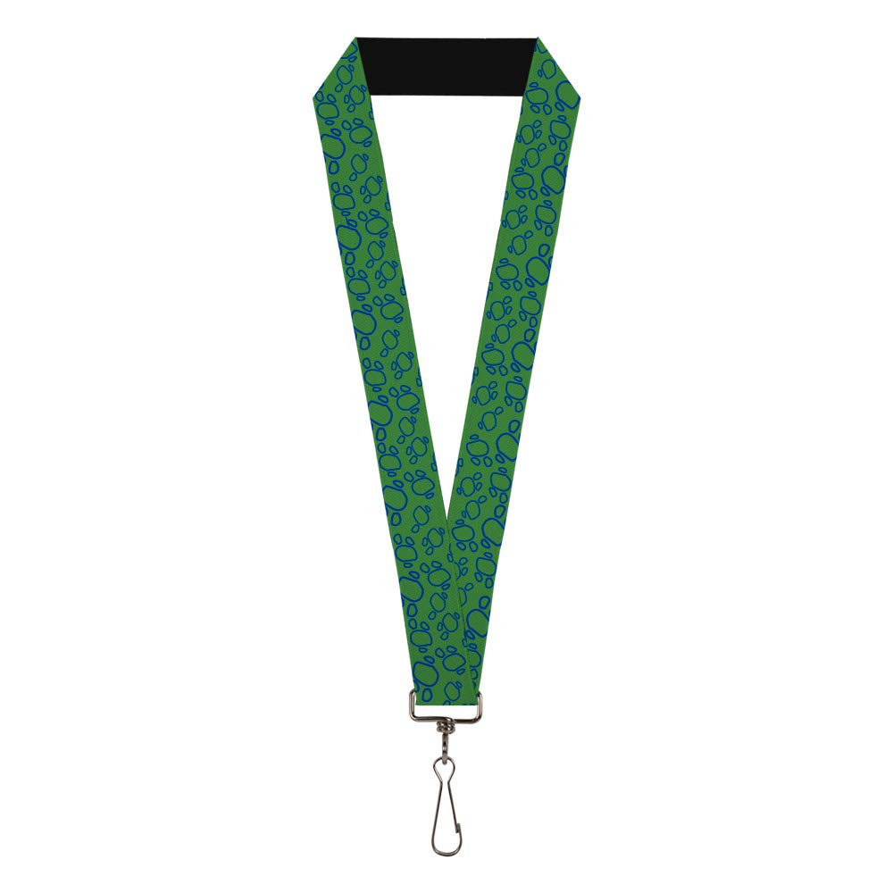 Disney Toy Story Rex Dinosaur Lanyard - Blue & Green Scales Design - Perfect for Keychains, ID Badges & Event Giveaways