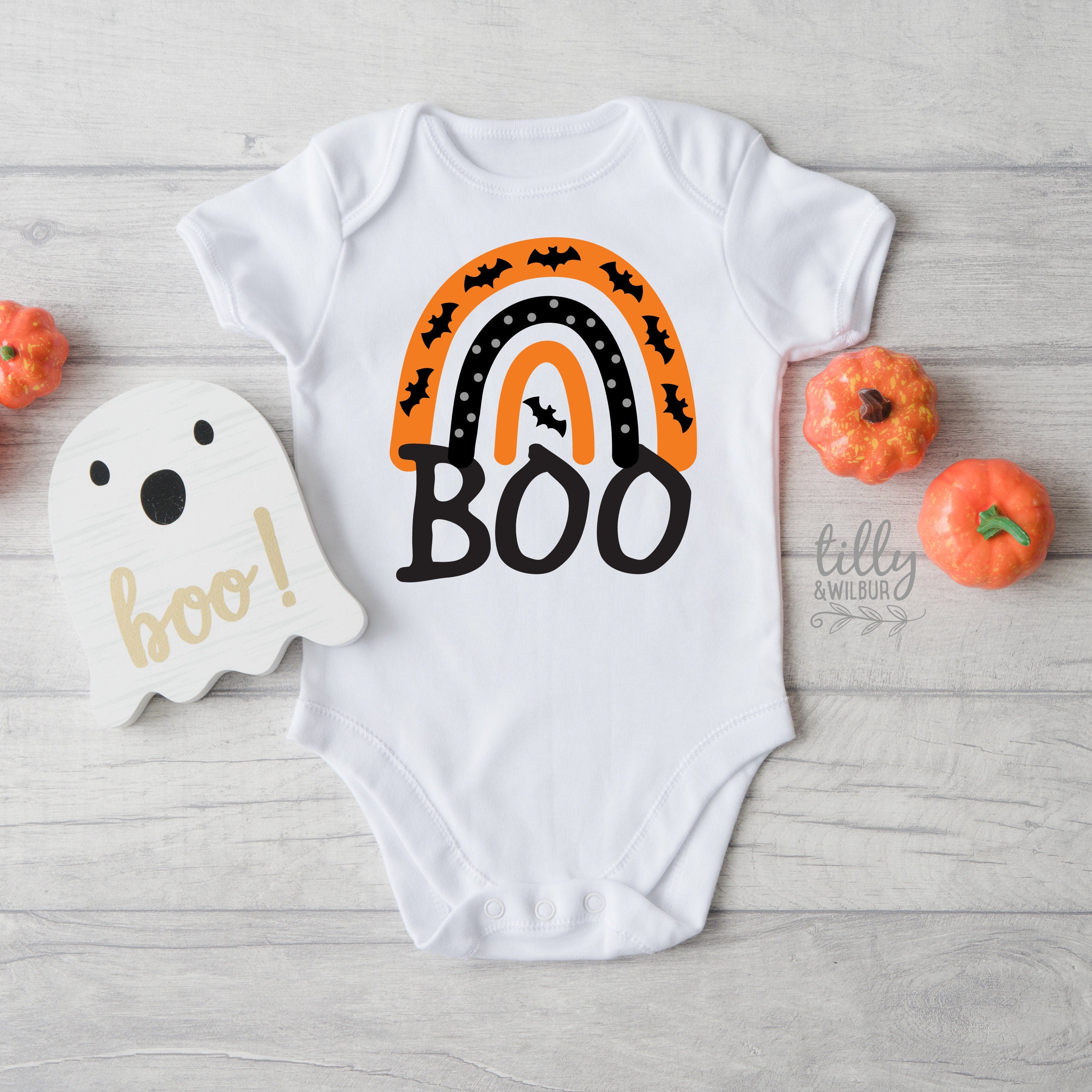 Boo Halloween Bodysuit for Women - Cute & Spooky Black Cat Costume for Halloween Parties & Cosplay