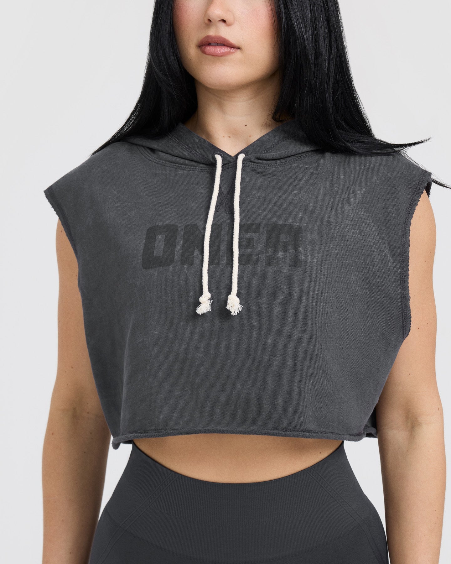 Raw Lounge Sleeveless Crop Hoodie for Women - Soft Comfortable Summer Hooded Top | Perfect for Yoga, Gym, and Casual Streetwear