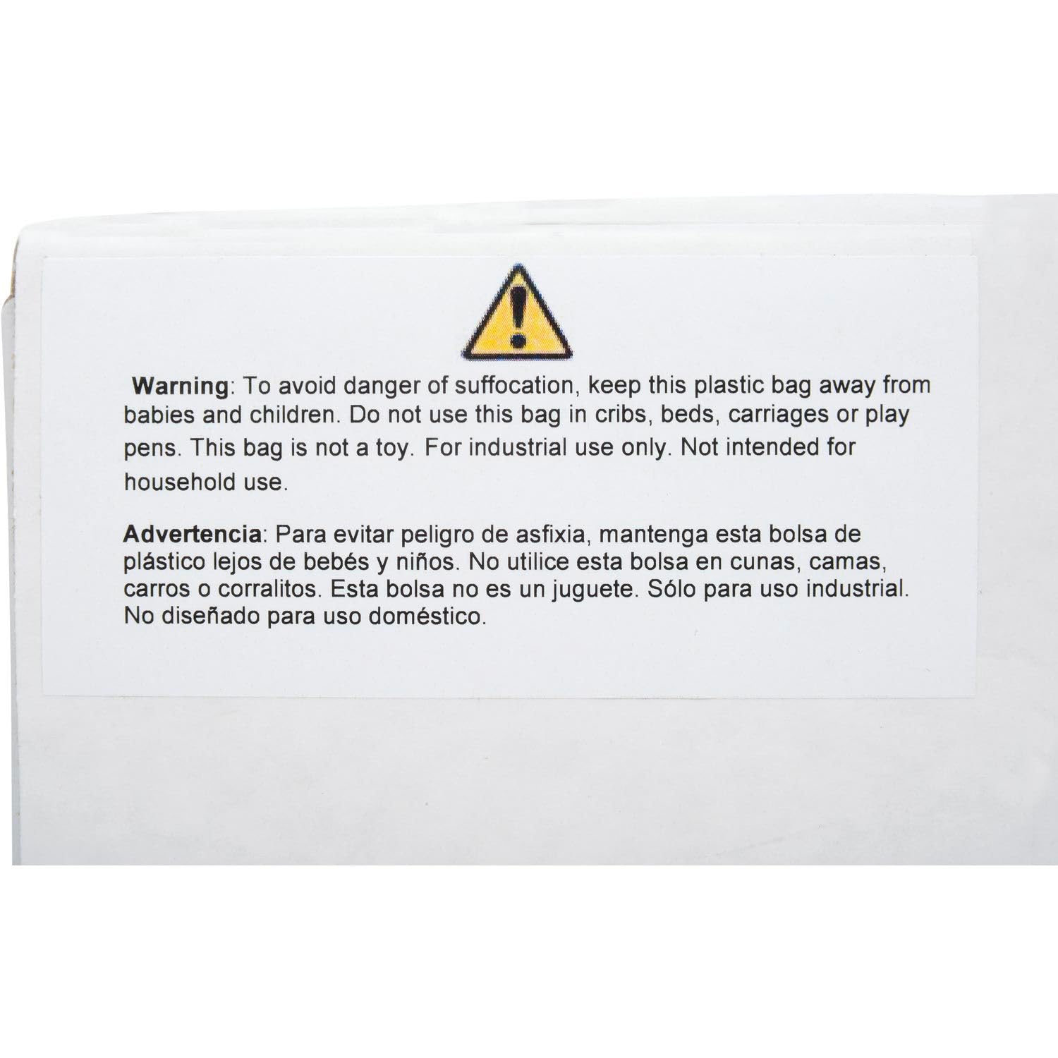 30-33 Gallon Super Duty Clear Trash Bags - 2.5 Mil Thick, 100 Count - Heavy Duty Garbage Bags for Home, Office & Commercial Use