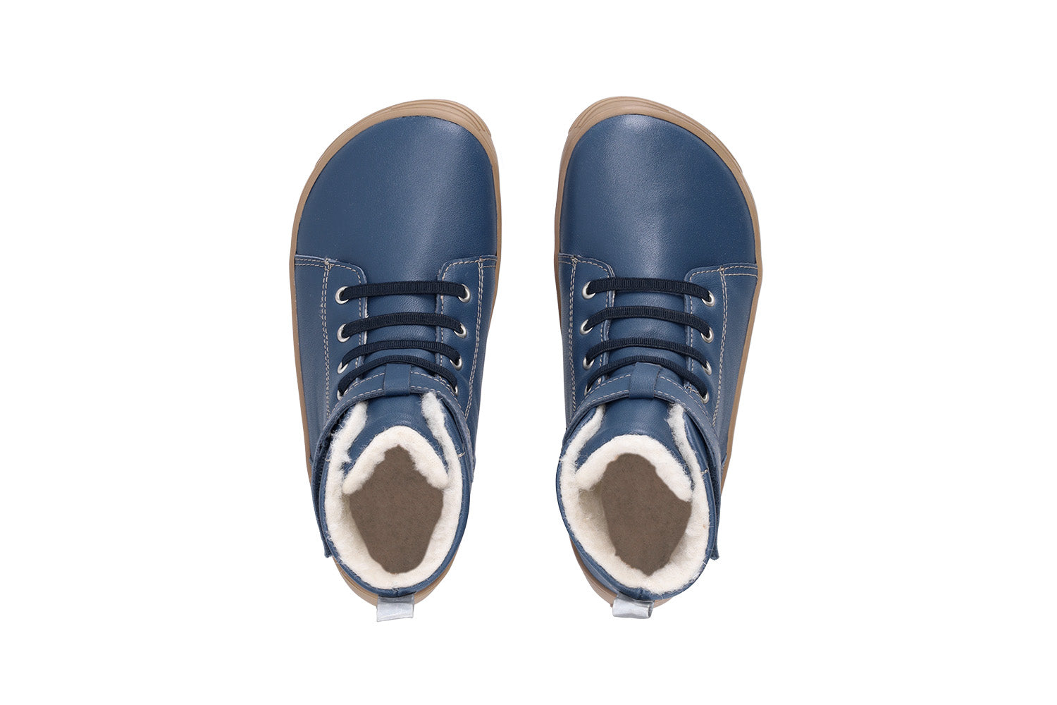 Barefoot Shoes for Kids - Be Lenka Winter Edition in Ocean Blue | Waterproof & Warm for Outdoor Play, Hiking, and Winter Adventures