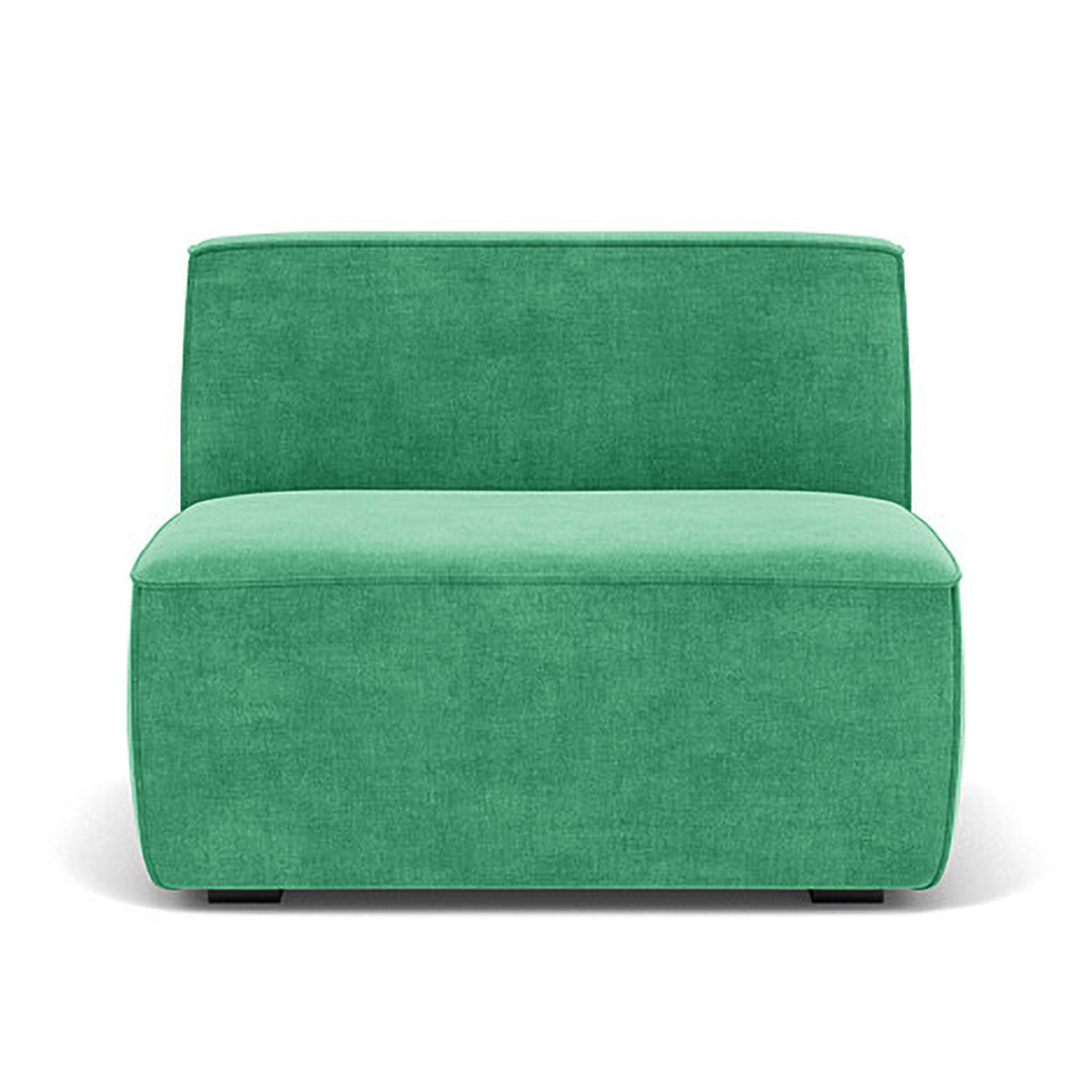 Modern Dane Fabric 1-Seater Modular Armless Sofa - Perfect for Small Spaces, Apartments & Contemporary Living Rooms