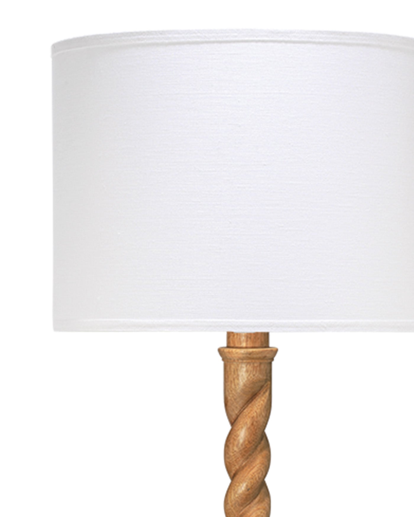 Vintage Barley Twist Floor Lamp in Rich Brown - Perfect for Living Room, Bedroom, or Office Decor