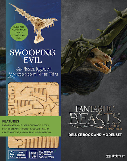Fantastic Beasts Swooping Evil Deluxe Book & 3D Model Kit - Harry Potter Collectible Building Set for Fans & DIY Enthusiasts - Perfect for Home Decor, Gift Giving & Wizarding World Display