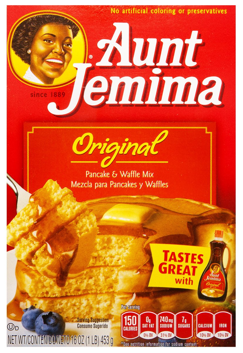 Aunt Jemima Original Pancake & Waffle Mix 453g - Easy Breakfast Solution for Fluffy Pancakes & Crispy Waffles - Perfect for Family Brunches & Quick Morning Meals