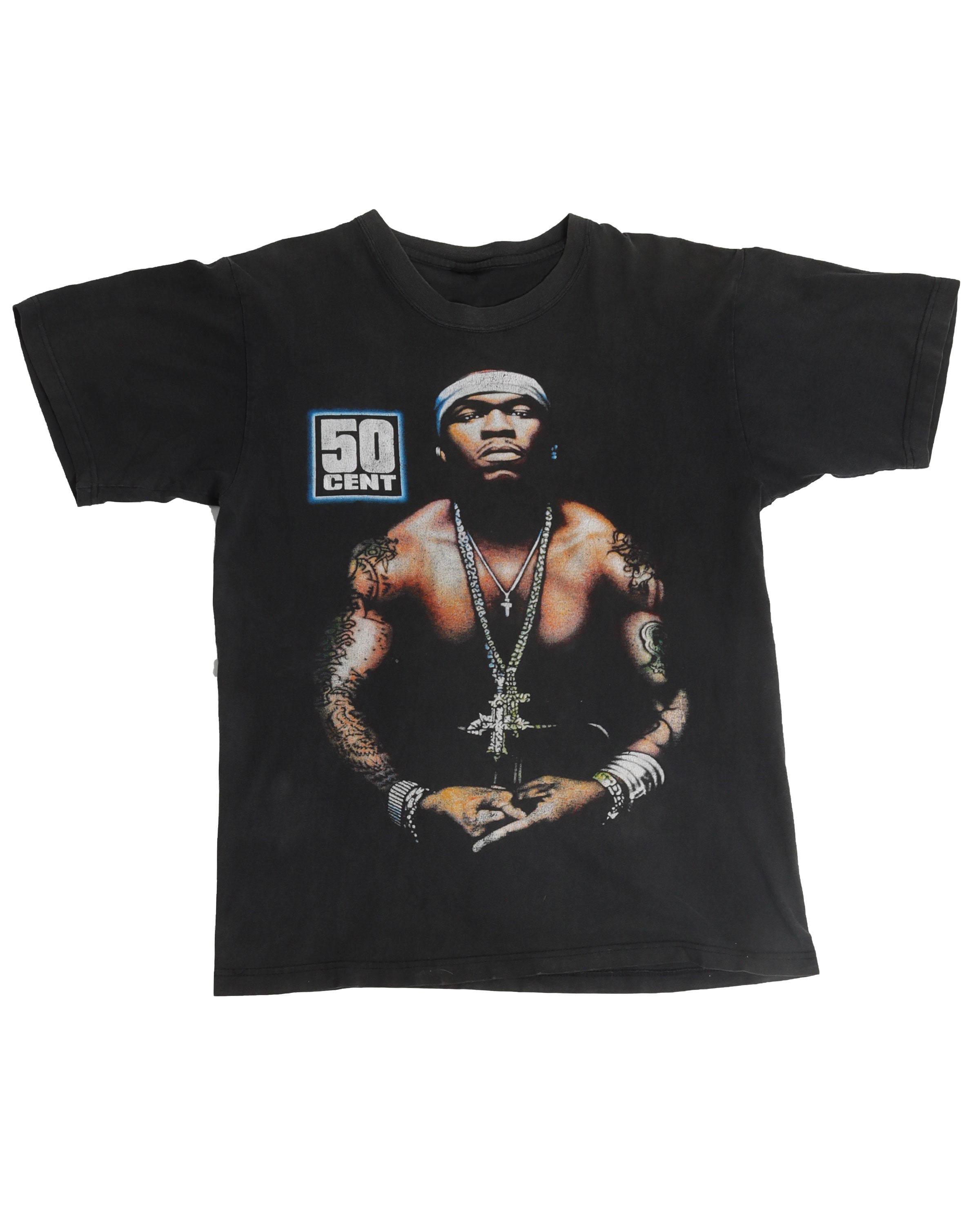 Vintage 50 Cent Rap Music T-Shirt - Classic Hip Hop Graphic Tee for Men & Women - Perfect for Concerts, Streetwear & 90s Retro Fashion