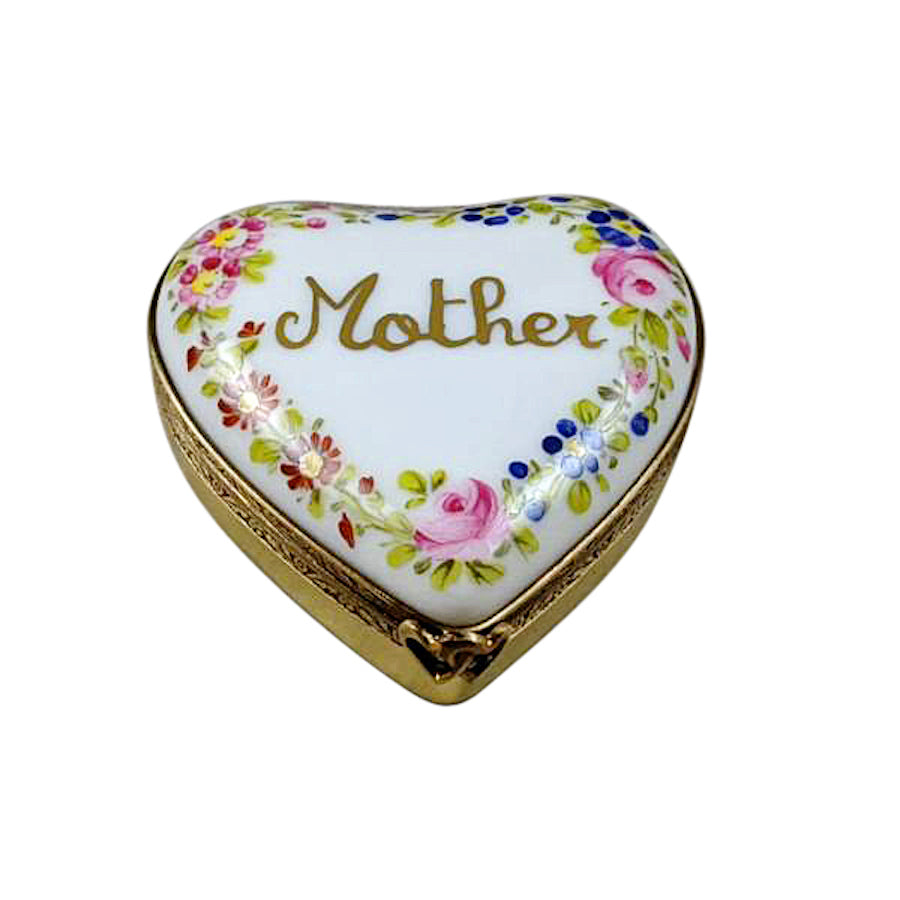 Exquisite Limoges Heart Jewelry Box - Perfect Mother's Day Gift for Her | Elegant Keepsake for Jewelry, Rings & Treasures