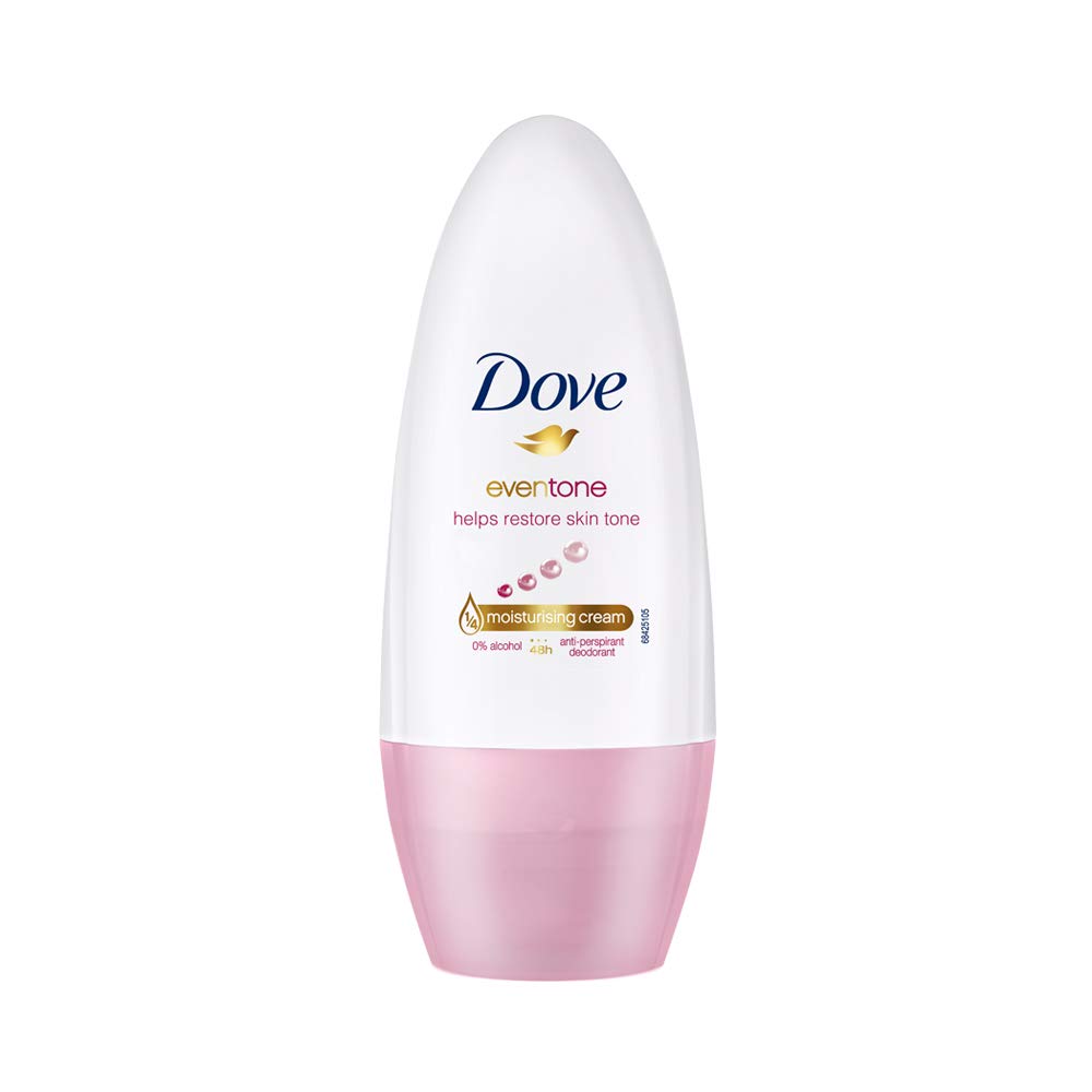 Dove Eventone Deodorant Roll-On for Women – Alcohol-Free & Paraben-Free Antiperspirant – Odor Protection & Fresh Skin – 50ml – Perfect for Daily Use at Work, Gym & Outdoor Activities
