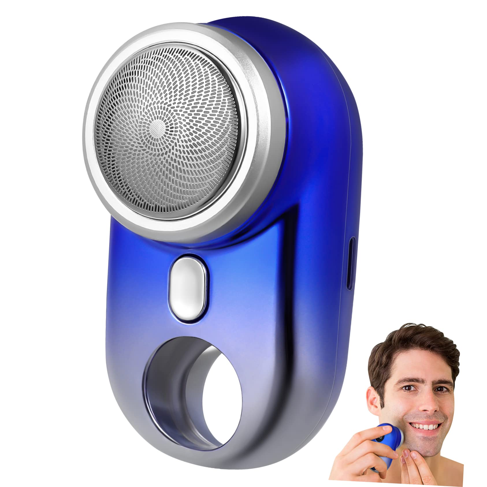 Best Electric Shaver for Men - Rechargeable Cordless Razor with Precision Trimmer, Waterproof & Portable for Travel & Home Use - Perfect for Smooth Shaving & Beard Grooming on the Go