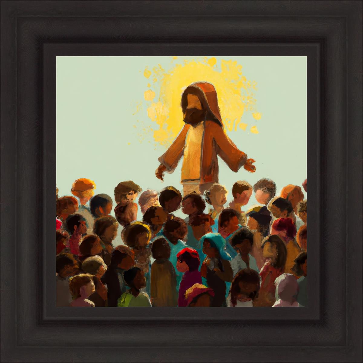 Blessed Are The Children - Inspirational Christian Wall Art for Kids' Room Decor & Nursery - Perfect for Sunday School, Baptism Gifts & Faith-Based Home Decor