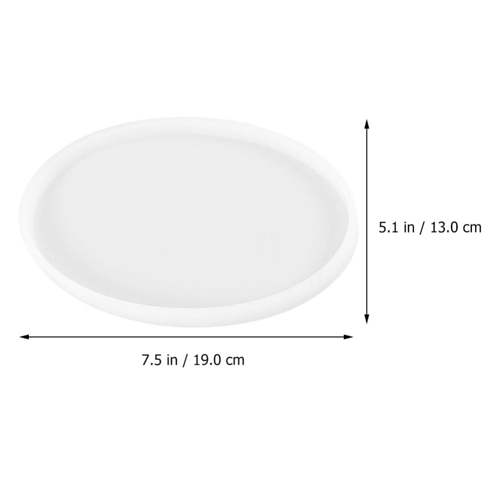 ARTIBETTER 3-Pack Silicone Resin Tray Molds - Oval Shaped Epoxy Platter & Coaster Molds for DIY Crafting, Crystal Clear Resin Casting - Perfect for Home Decor, Jewelry Displays & Gift Making