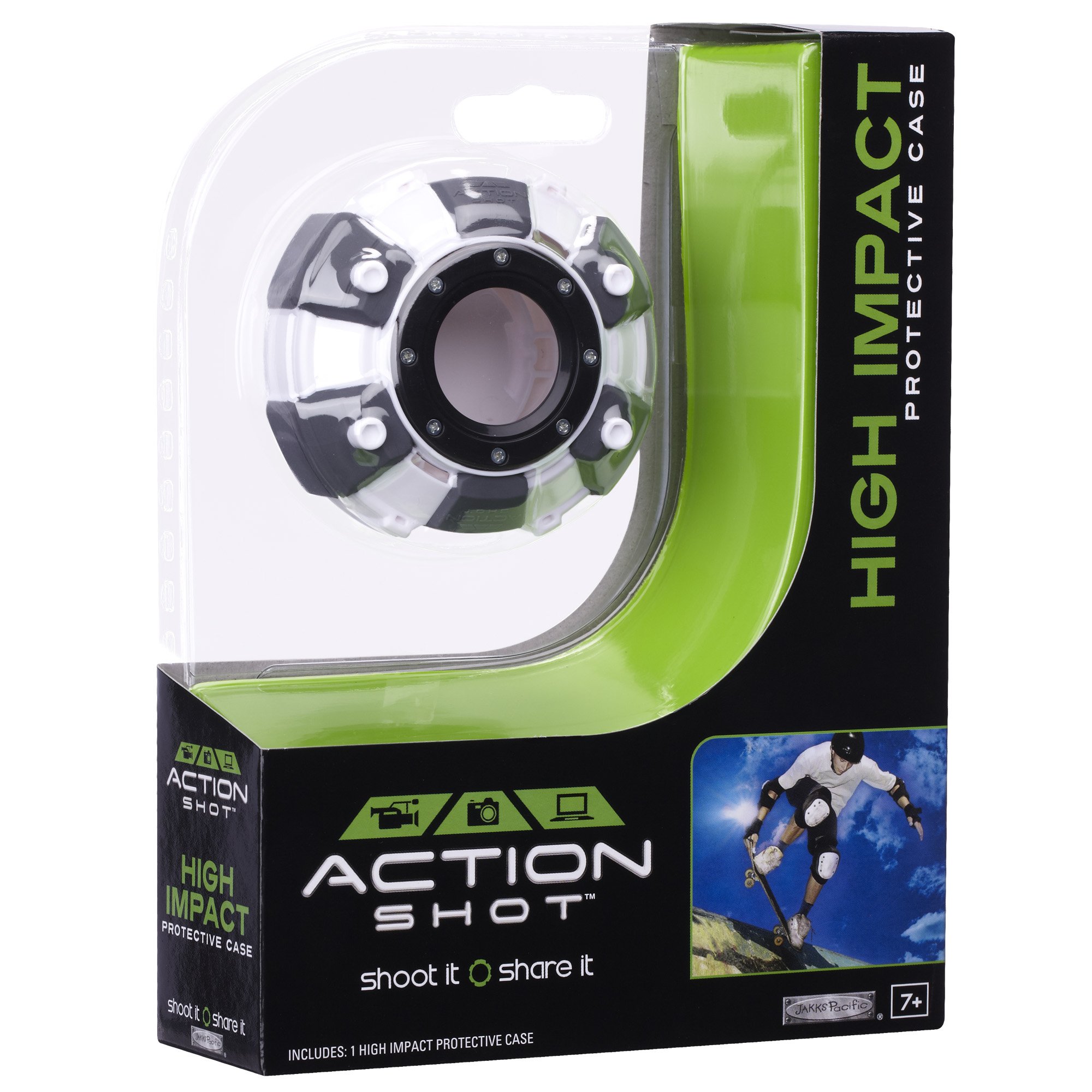 High Impact Protective Case for Action Shots - Shockproof & Durable White Phone Cover - Perfect for Outdoor Sports, Hiking & Extreme Activities