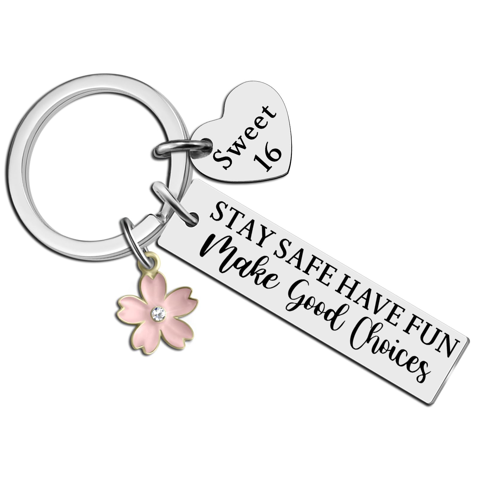 Sweet 16 Birthday Gifts for Girls - Thoughtful Present for 16 Year Old Daughter, Sister & Friends | Keychain, Party Decor & Christmas Stocking Stuffer | Perfect for Birthdays, Graduation & Special Celebrations