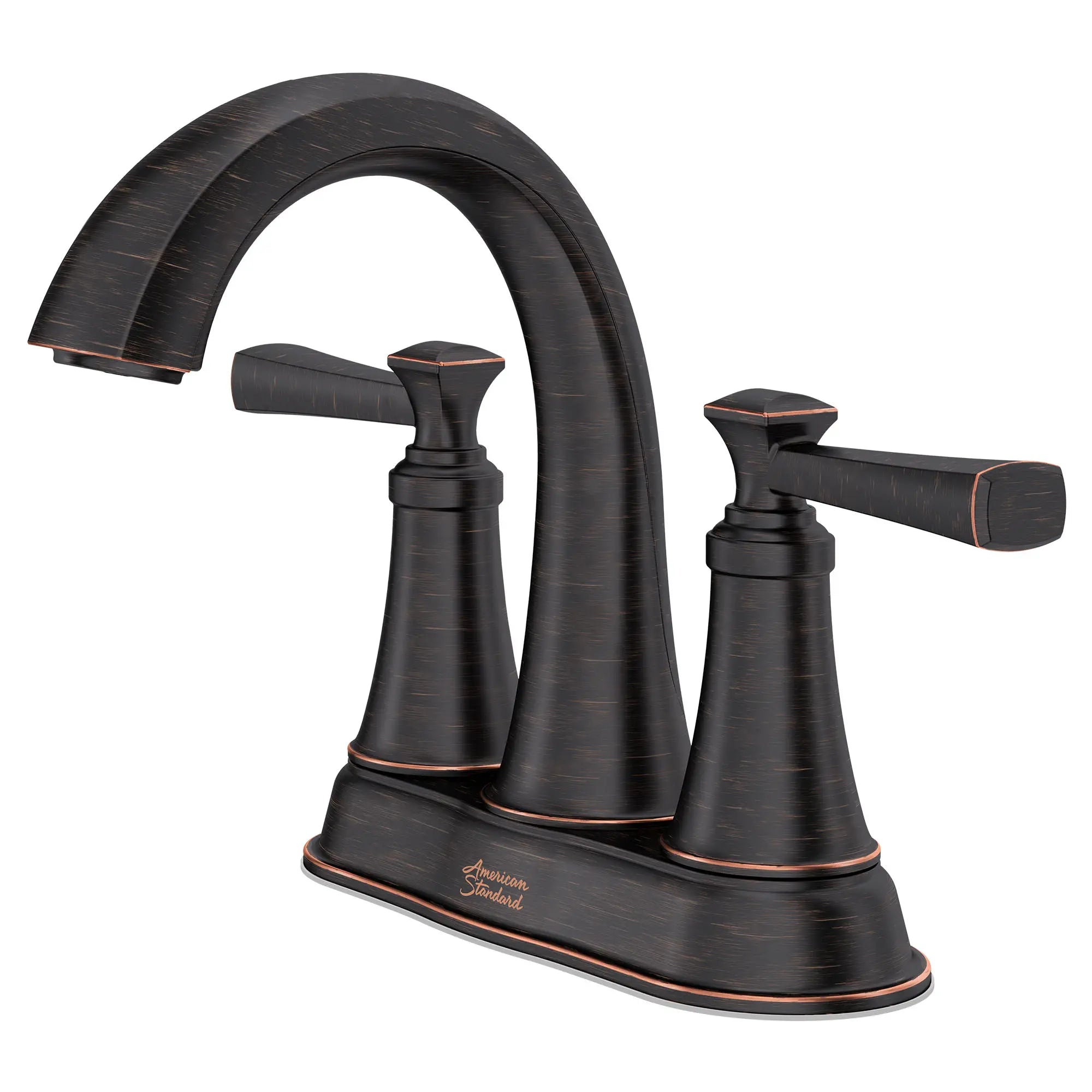 Glenmere 4 Inch Centerset 2 Handle Bathroom Faucet - 1.2 GPM/4.5 LPM Water-Saving Design with Lever Handles - Perfect for Small Bathrooms, Powder Rooms & Vanities
