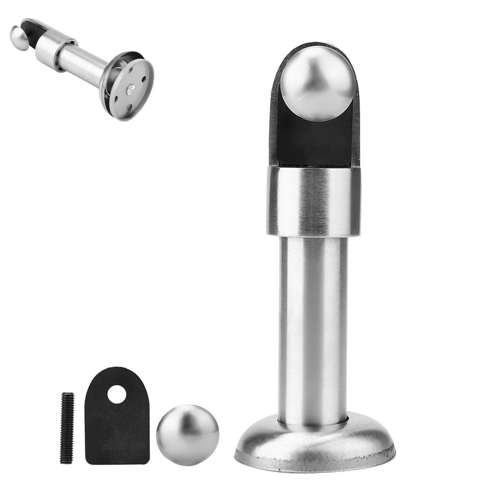 Stainless Steel Toilet Partition Feet - Restroom Hardware for Public Bathrooms