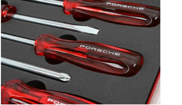 Porsche Classic Screwdriver Set - 9-Piece Premium Tool Kit for Car Repair & DIY Projects | Perfect for Porsche Enthusiasts & Automotive Maintenance