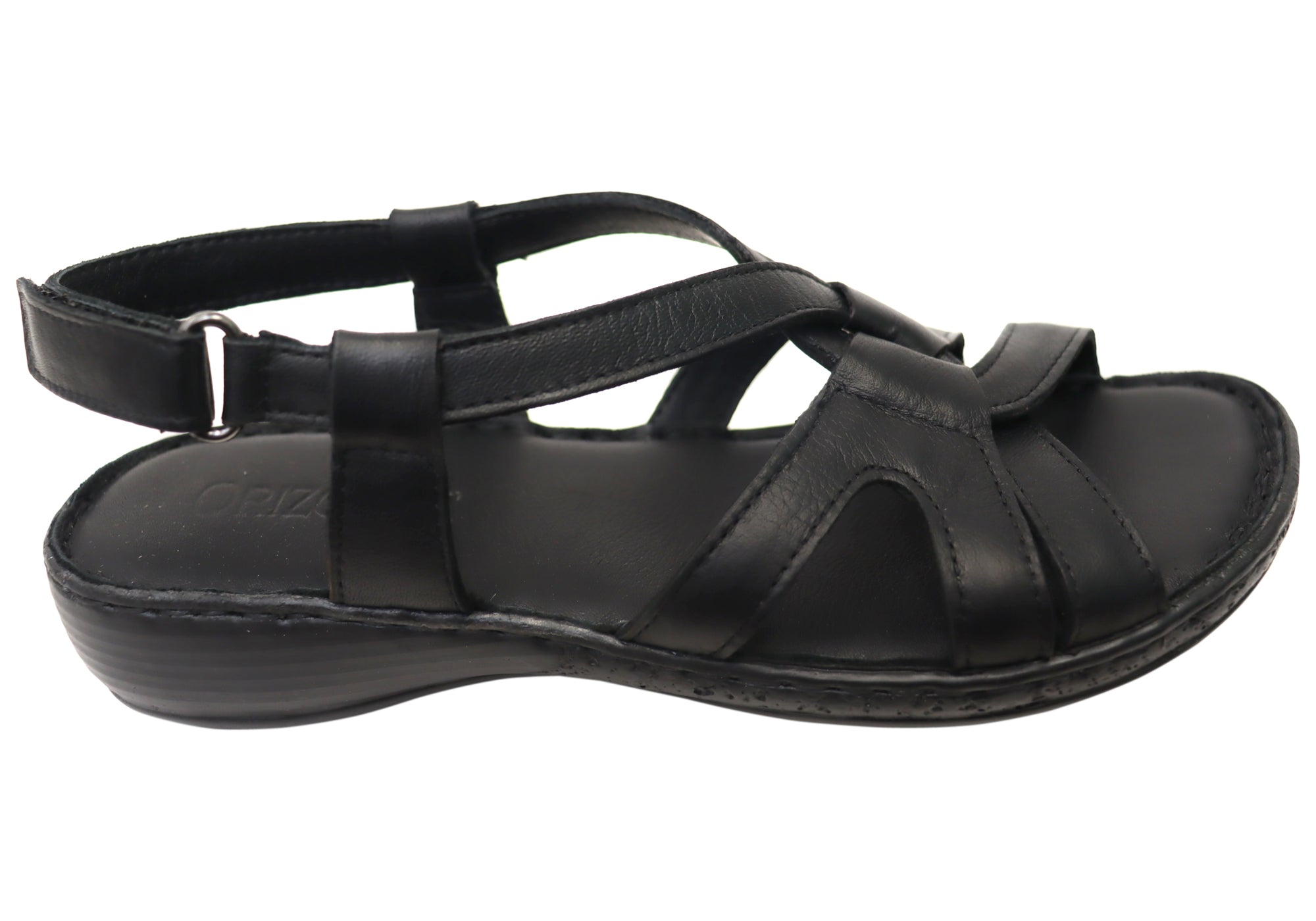Orizonte Glory Women's Comfortable European Leather Sandals - Stylish & Breathable Summer Walking Shoes for Beach, Travel & Casual Outings