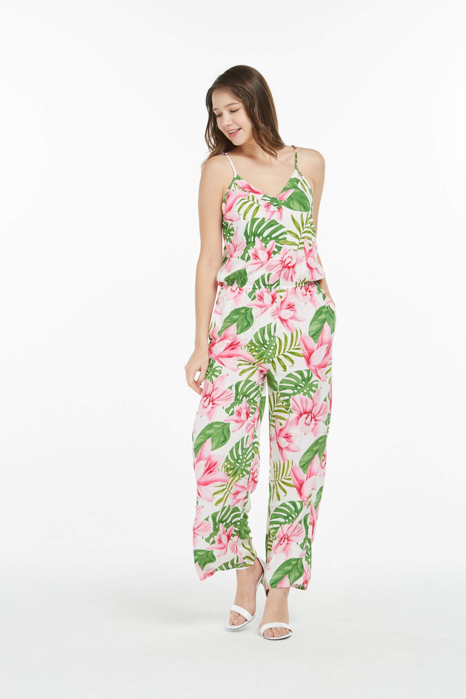 Hawaiian Luau Outfits for Family - Matching Aloha Shirts & Dresses in Lotus & Orchid Print for Men, Women, Boys & Girls | Perfect for Beach Parties, Summer Vacations & Tropical Themed Events