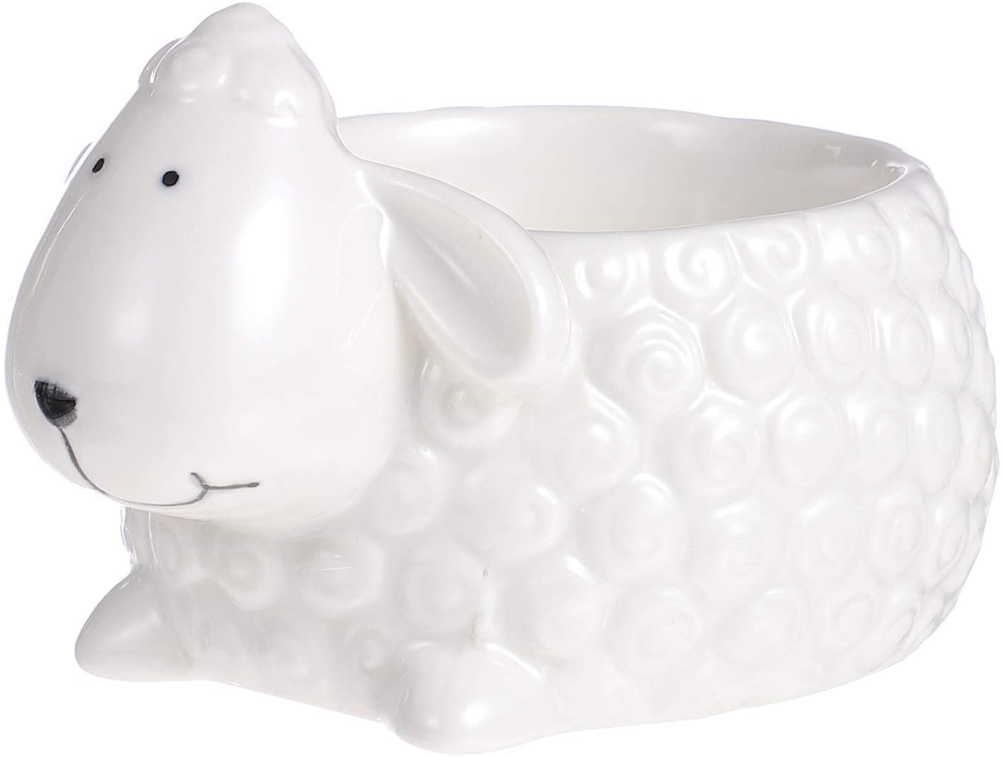 Ceramic Animal Shape Salad Bowl - Porcelain Cereal Bowl for Soup, Pasta, Yogurt, Ketchup & Dipping | Perfect for Family Dining, Picnics & Party Serving (Color: C)