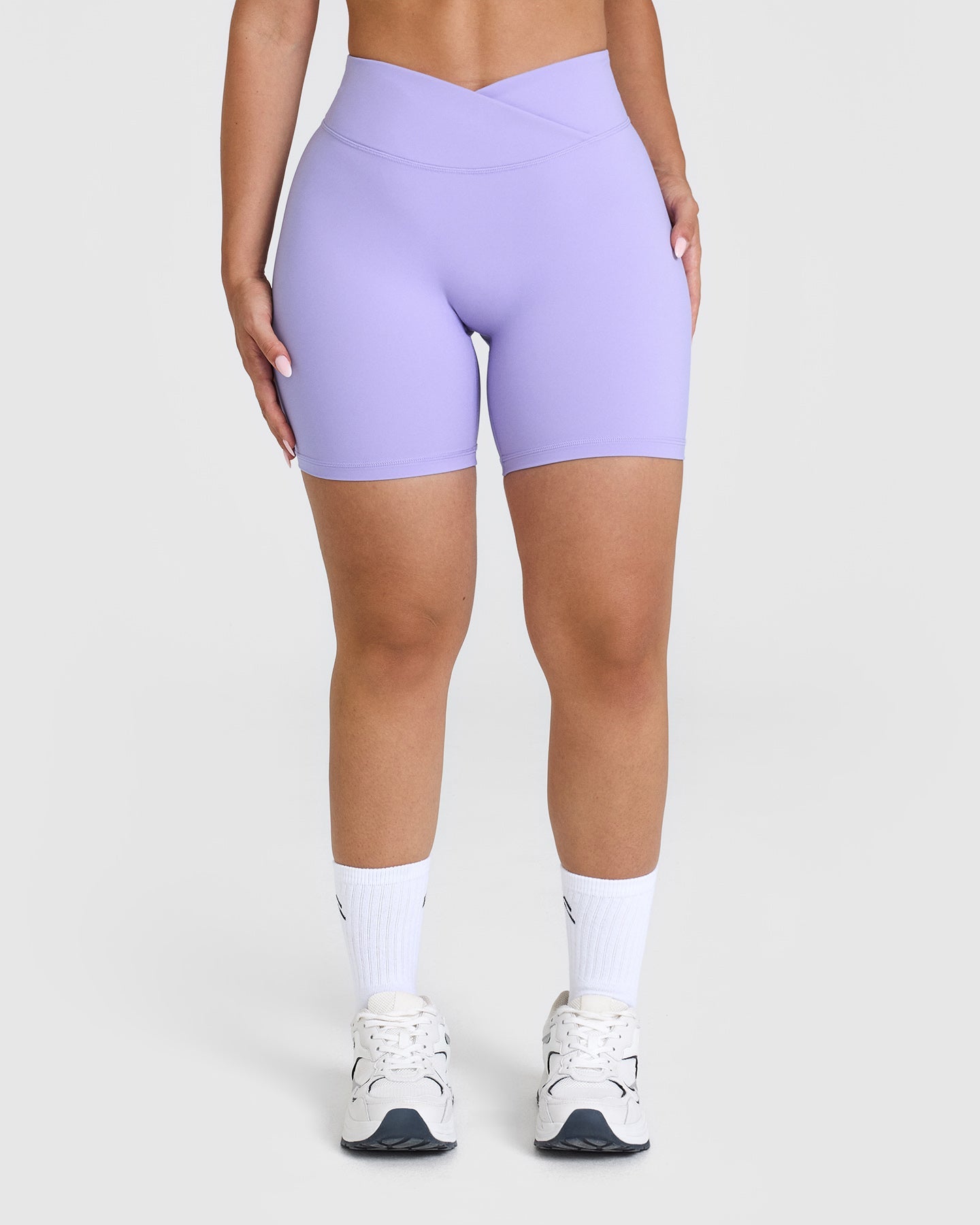 Unified Wrap Shorts 6 | Vintage Violet Color | Comfortable Yoga Shorts for Women | Perfect for Yoga, Gym Workouts & Summer Activities