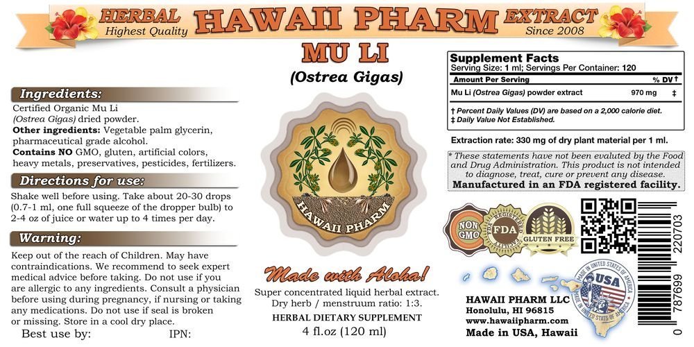 Premium Oyster (Ostrea Gigas) Shell Liquid Extract - Natural Herbal Supplement, 15 x 4 oz Bottles - Supports Bone Health & Immune System - Perfect for Daily Wellness Routine & Traditional Herbal Remedies