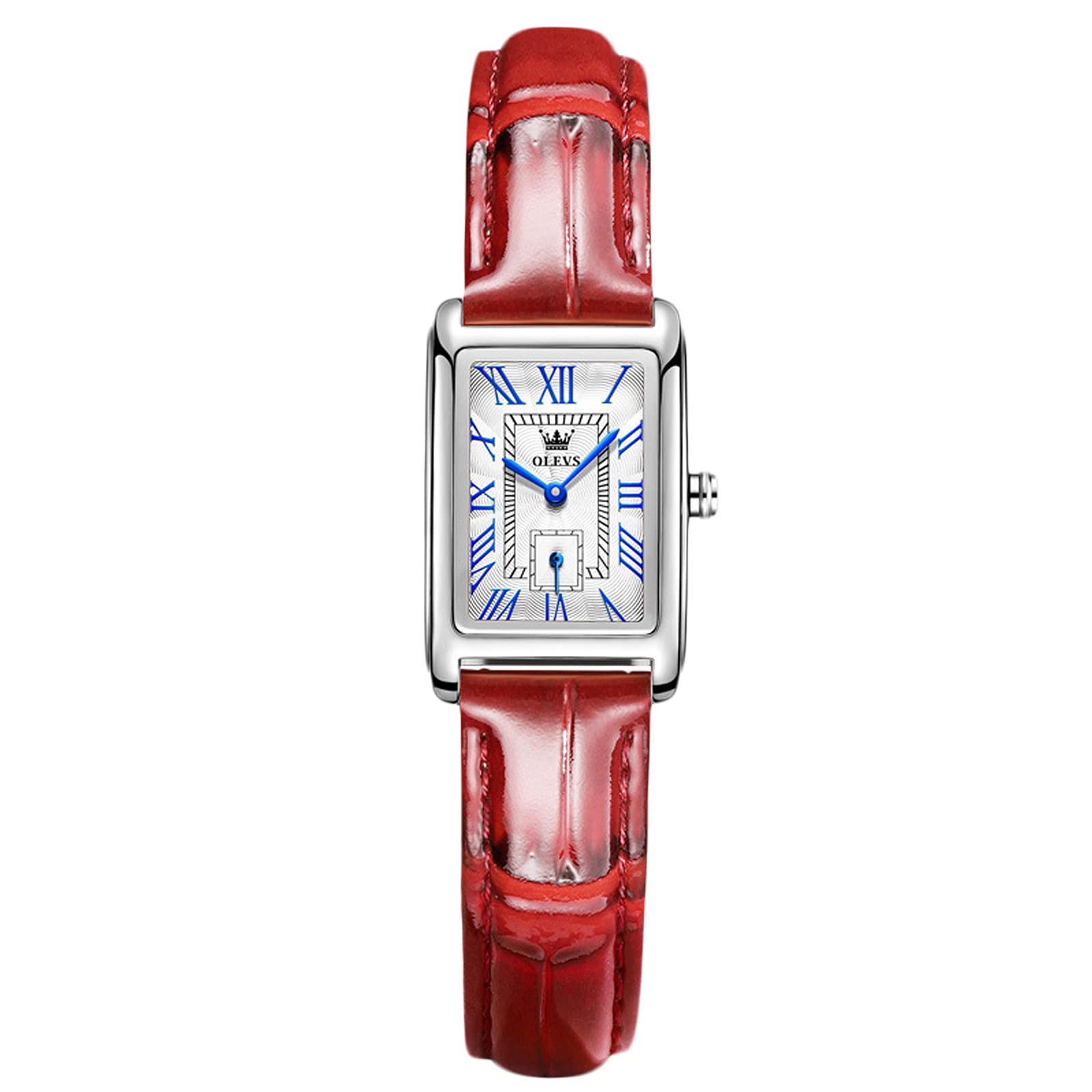 RORIOS Women's Waterproof Quartz Watch - Genuine Leather Strap with Roman Numerals | Elegant Dress Watch for Women & Girls | Perfect for Office, Party & Everyday Wear