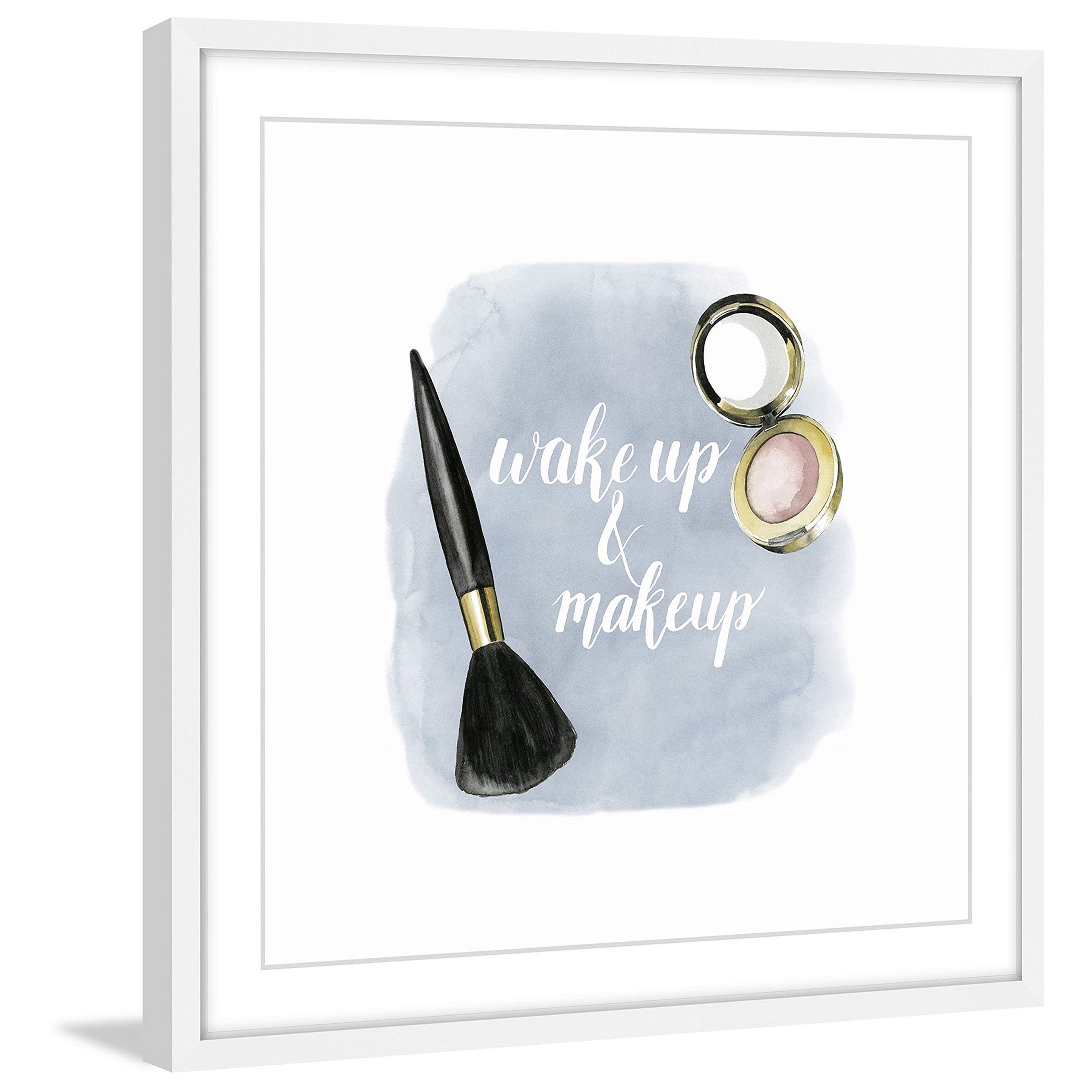 Handmade 'Let's Makeup II' Framed Print 24x24 by Marmont Hill - Perfect for Bedroom, Living Room & Office Decor