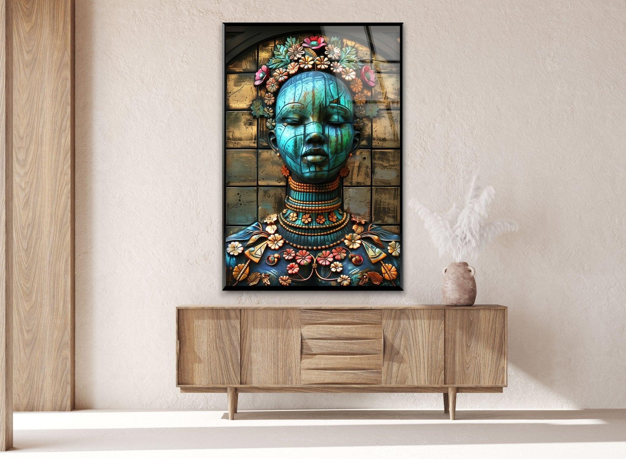 Modern Abstract Glass Wall Sculpture - Handmade 3D Art Decor for Living Room, Bedroom & Office | Elegant Home & Interior Design Accent