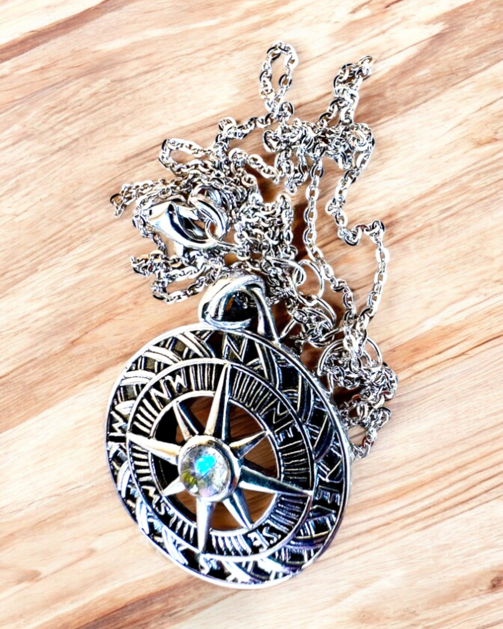 Astral Travel Amulet - Personalized Silver Necklace with Engraving | Spiritual Jewelry Gift for Meditation, Yoga & Energy Healing | Perfect for Psychic Protection & Cosmic Connection