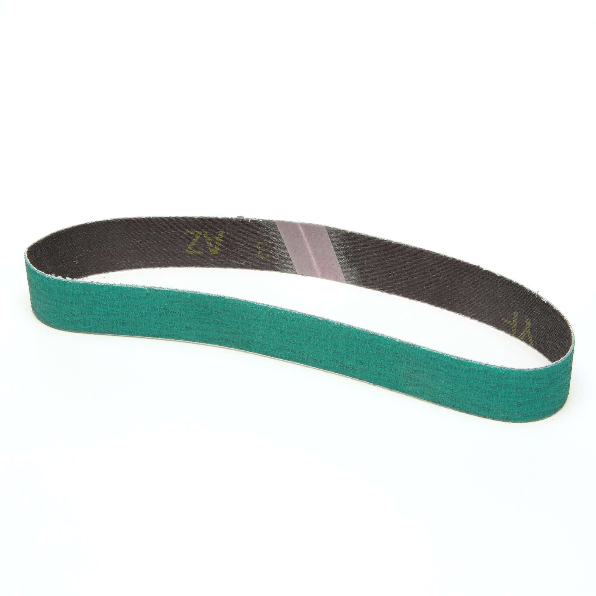 3M 577F Cloth Belt - 1/4 in x 24 in, 120 YF Weight, Fabri Lok, Single Flex - Perfect for Sanding, Polishing & Finishing Wood, Metal & Plastic Surfaces