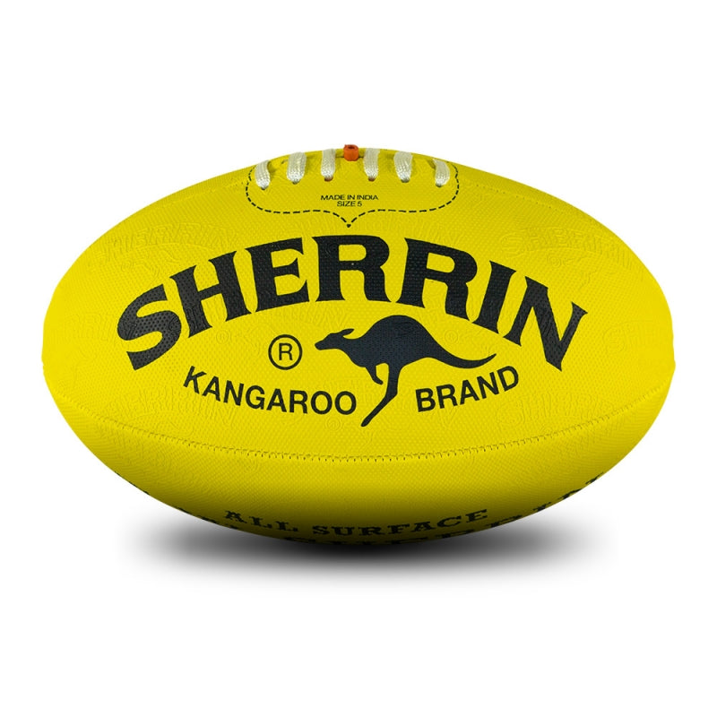 Sherrin KB All Surface Football - Premium Synthetic Leather Soccer Ball for Training & Matches - Perfect for Grass, Turf & Indoor Play