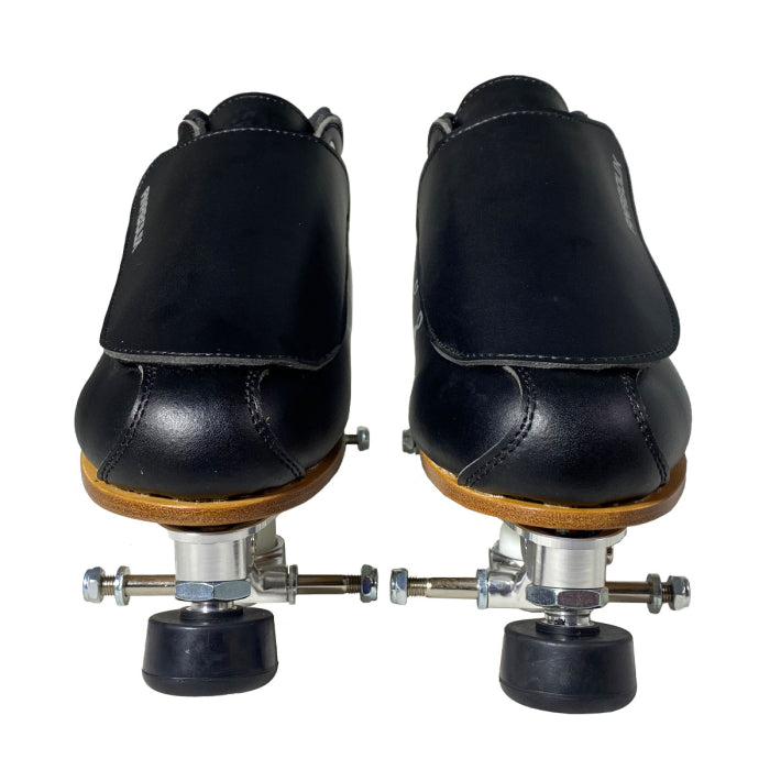 Stylish Solleret Boots with Heir Wheels (Hubless Design) - Perfect for Cosplay, LARP & Medieval Fashion Enthusiasts