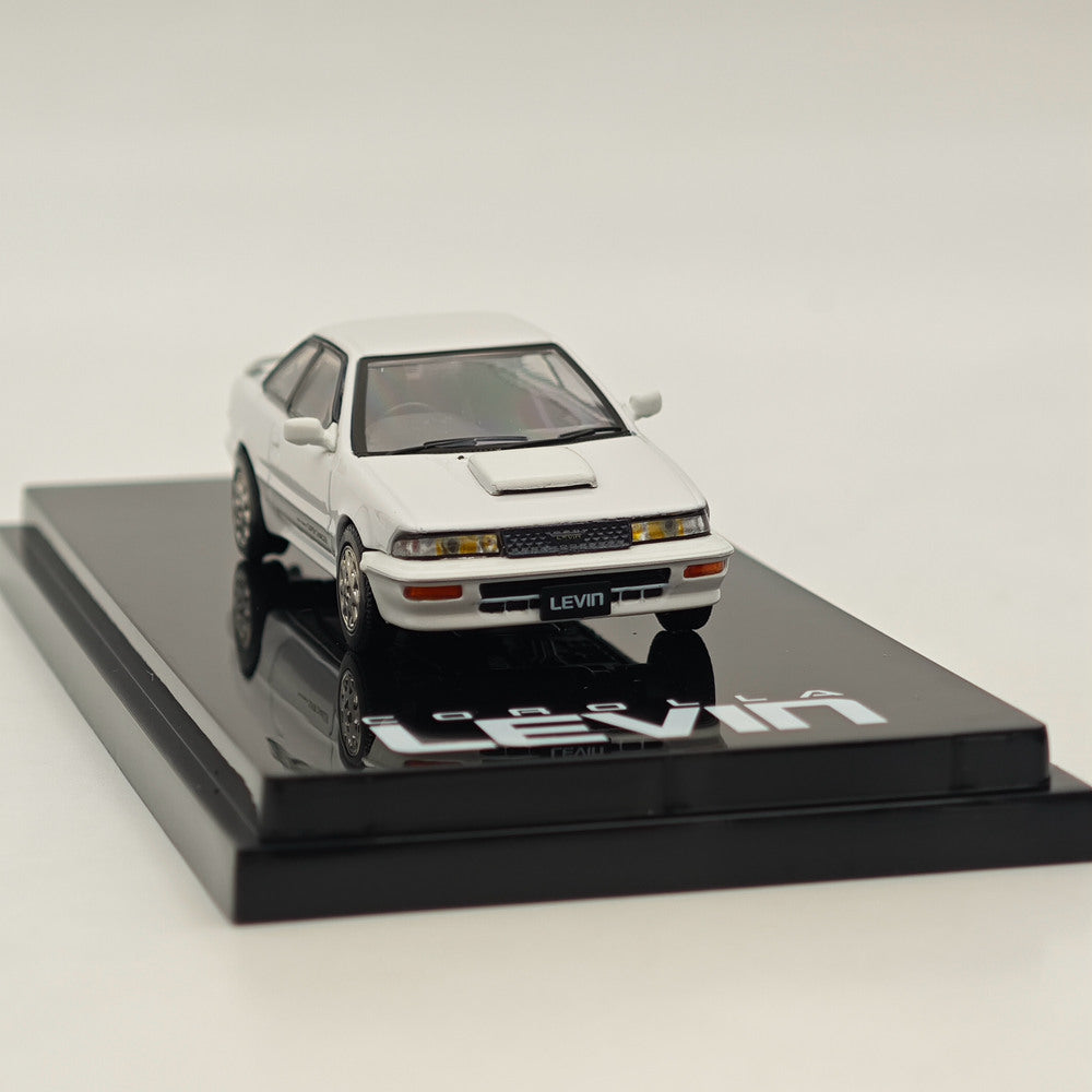 1/64 Toyota Corolla Levin GT Z AE92 Diecast Model Car - Super White II Limited Edition | Hobby Japan HJ643059ZW | Collectible Toy Car for Display & Racing Enthusiasts