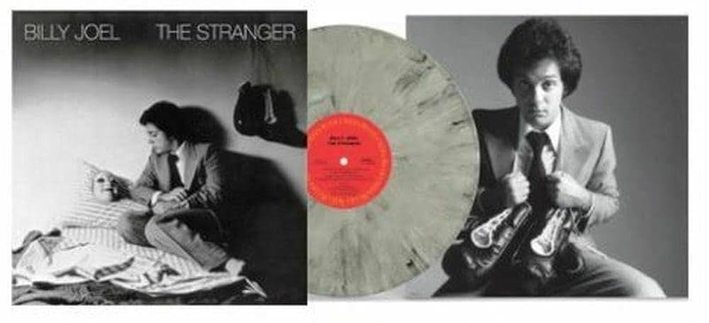 Billy Joel - The Stranger (Limited Edition Grey Swirl Vinyl Record) | Classic Rock Music Album for Collectors & Music Lovers | Perfect for Home Listening, Gifts & Vinyl Collections