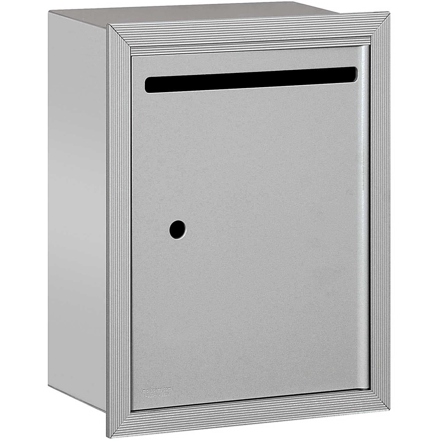 Recessed Aluminum Letter Box - Standard Size Mail Slot for Secure Home & Office Mail Delivery | Durable & Weatherproof Mailbox for Front Door Installation