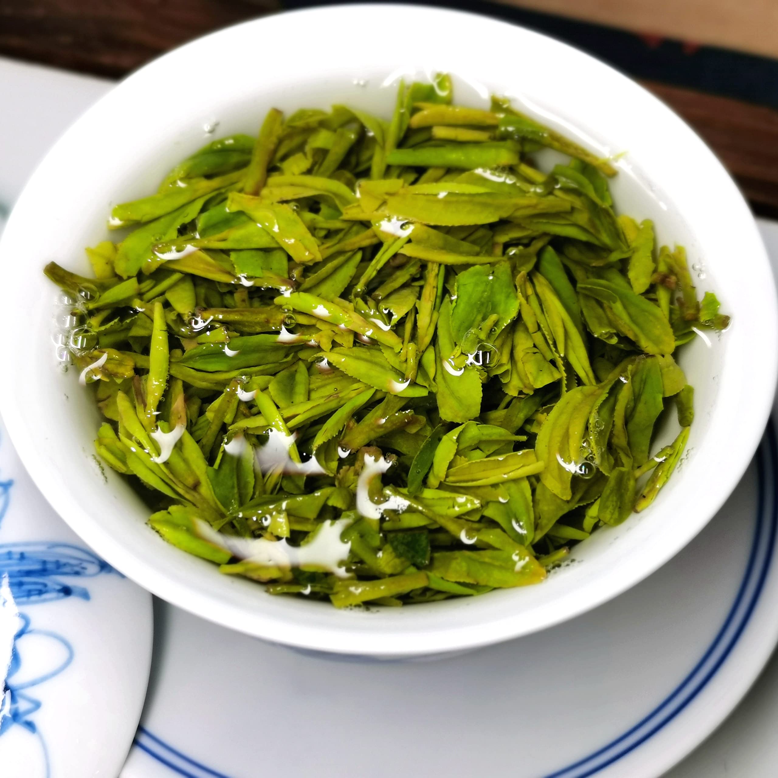 Premium LongJing Green Tea 3.5oz (100g) - Authentic XiHu HangZhou Spring Tea - Chinese Dragon Well Loose Leaf Tea for Relaxation, Meditation & Daily Wellness