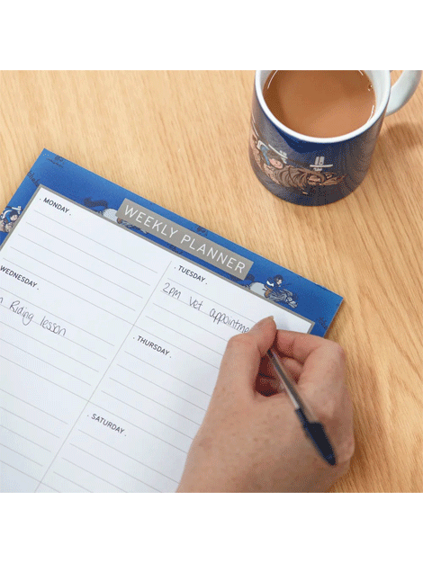 Thelwell Collection A4 Weekly Planner 2024 - Stylish & Functional Organizer for Work, School & Personal Use | Perfect for Scheduling, Goal Setting & Time Management