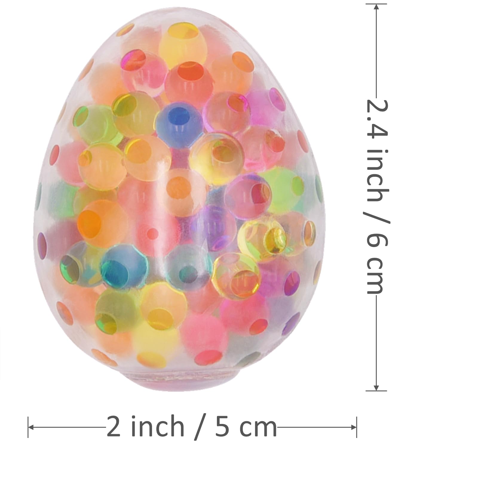 15 Pack Easter Eggs Stress Balls - Squishy Toys for Easter Egg Hunt, Party Favors, Basket Stuffers & Gifts - Fun Sensory Fidget Toys for Kids & Adults - Perfect for Easter Celebrations, Classroom Rewards, and Stress Relief