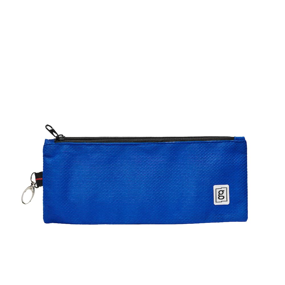 Glucology Insulin Cooling Wallet Pouch - Portable Diabetic Travel Case for Insulin Storage | No Ice Pack or Batteries Needed | Innovative Temperature Control Technology | Compact & Lightweight | Perfect for Air Travel, Hiking, and Daily Use | Blue Zipper Wallet