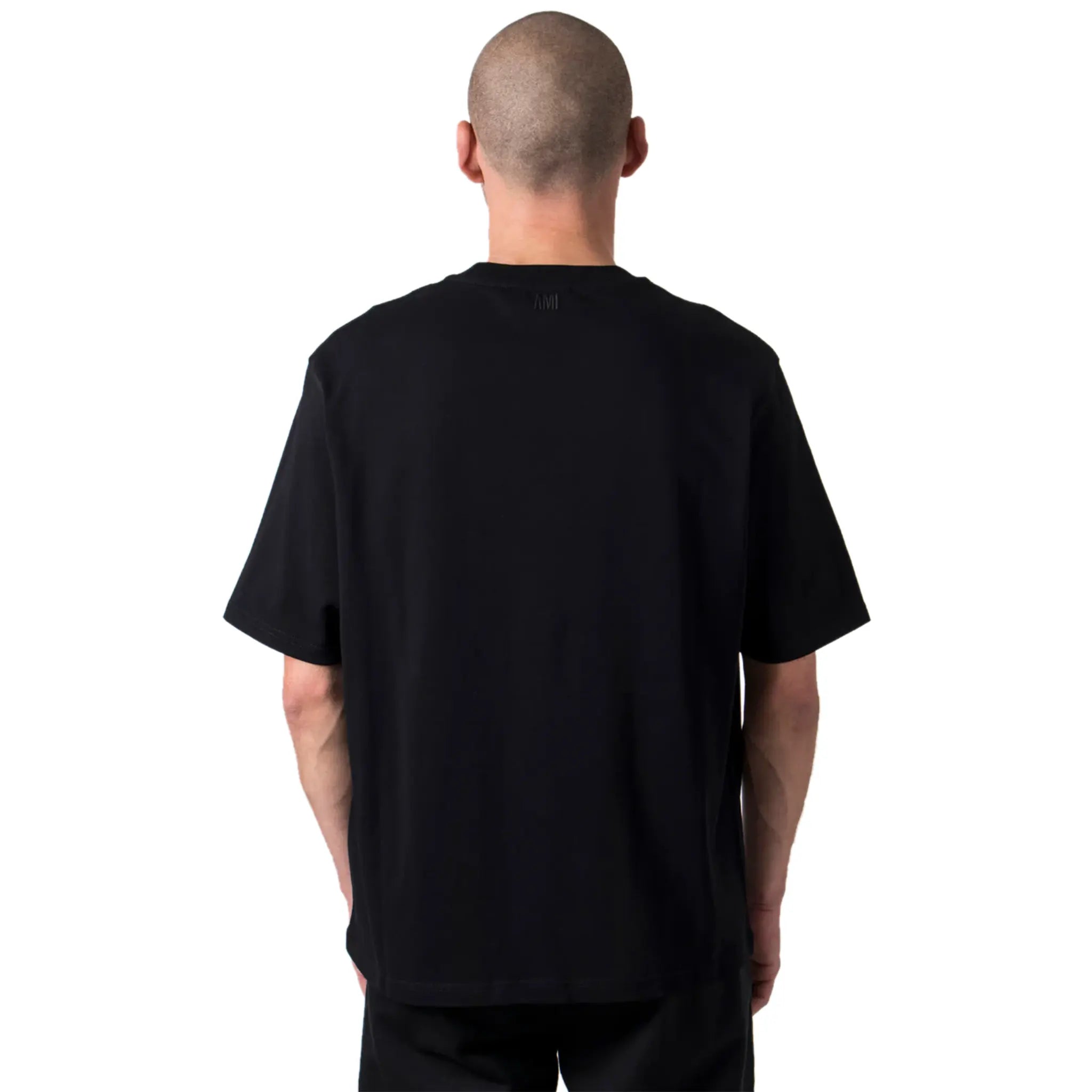 Ami Paris Ami De Coeur Black Red T-Shirt for Men - Stylish Graphic Tee for Casual Wear & Street Fashion