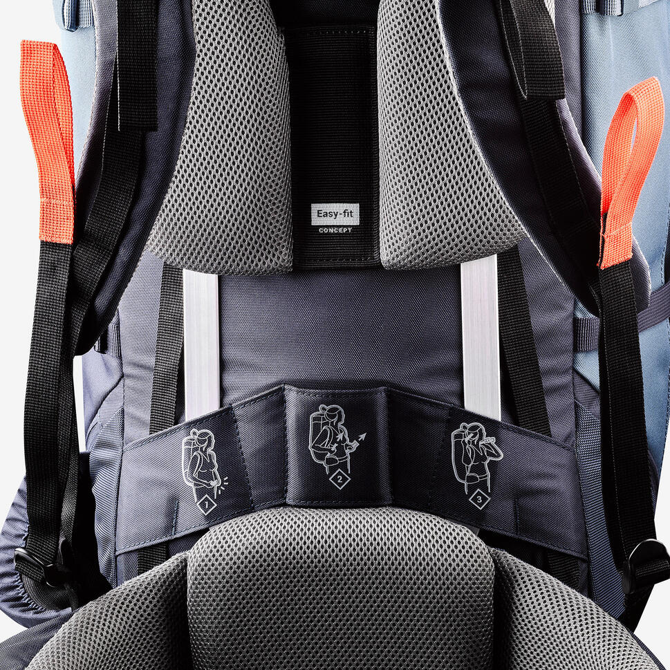 Simond Women's MT100 Easyfit 60L Backpacking Pack - Lightweight Hiking Backpack for Women with Adjustable Straps - Perfect for Camping, Trekking & Outdoor Adventures