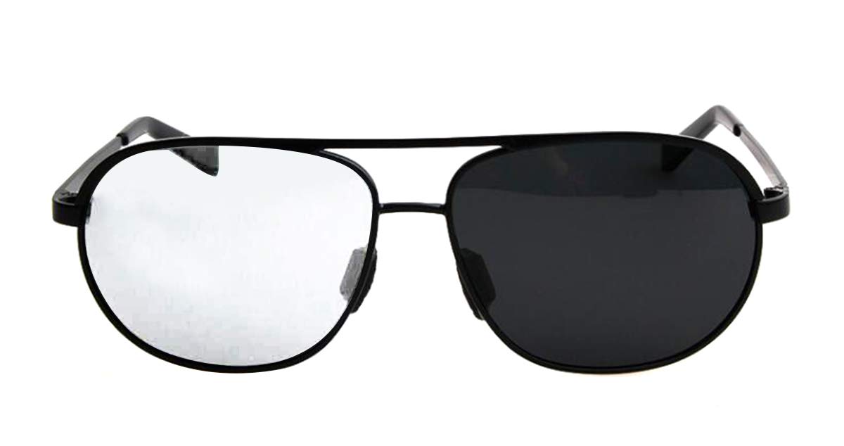 Men's Aviator Retro Multifocal Progressive Photochromic Reading Glasses - Light Adjusting Lenses for Indoor & Outdoor Use - Perfect for Reading, Driving & Computer Work